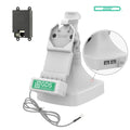 RAM Mounts GDS Tilt & Swivel Dock with PoE + 2× USB-A for Uni-Conn Adapter, Grey (RAM-GDS-DOCK-D14-U1E-2A-GRY)