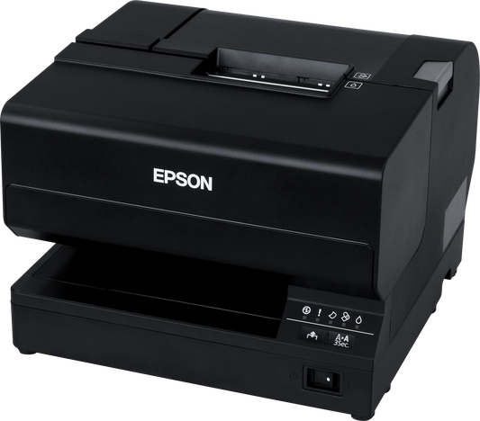 Epson TM-J7700 inkjet POS receipt printer, black (C31CF70301PH) – 3/4 view