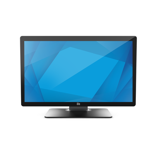 Elo 2702L 27-inch touch monitor with stand, front view