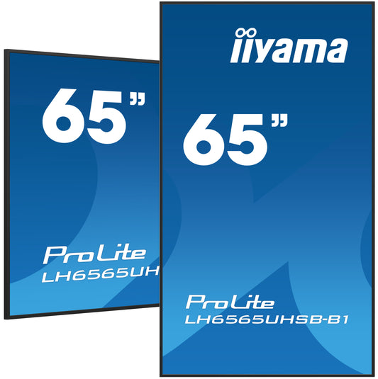 iiyama ProLite LH6565UHSB-B1 65" 4K Digital Signage Display – official product photo 1 (LH6565UHSB-B1)