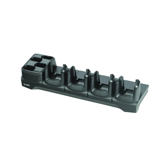 Zebra CRD-MC33-4SE4BC-01 4-slot Ethernet cradle with 4-slot battery charger for MC3300