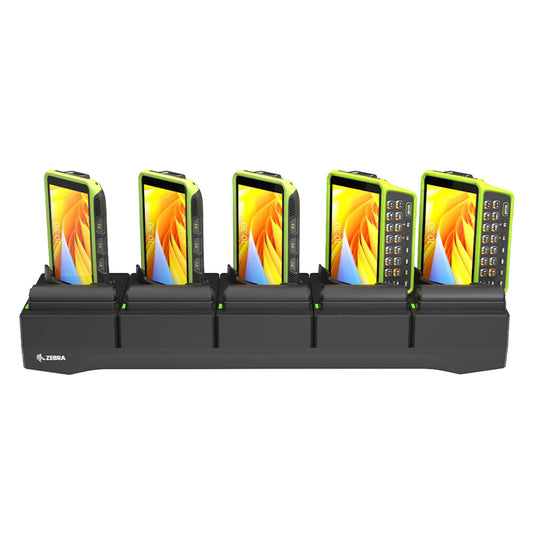 Zebra CRD-WT5X6-5S5BC-01 5-slot charge only cradle with battery charger for WT5400 WT6400