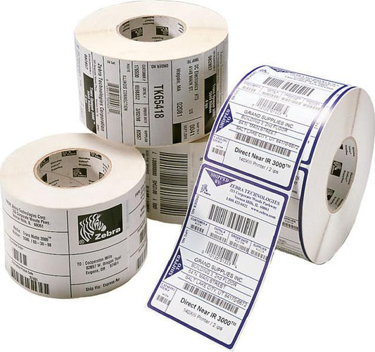 Labels, Zebra, Normal Paper, Z-Select 2000T, W: 101.6 mm, H: 38.1 mm, D: 200 mm, C: 76 mm (3006325)