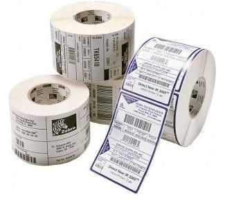 Labels, Zebra, Synthetic, Z-Ultimate 3000T White, W: 57.15 mm, H: 19.05 mm, D: 127 mm, C: 25.4 mm (880249-019D)