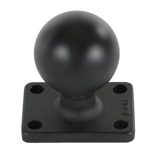 RAM Mounts C-size ball base with 38.1 × 50.8 mm rectangular plate RAM-202U-152 – product photo