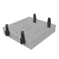 RAM Mounts Tough-Tray Flat Clamping Arm Kit, 4 Arms (RAM-234K1-4U)