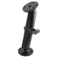 RAM Mounts Double Ball Mount with Two Round AMPS Plates, B-Size, Long Arm (RAM-B-101U-C)