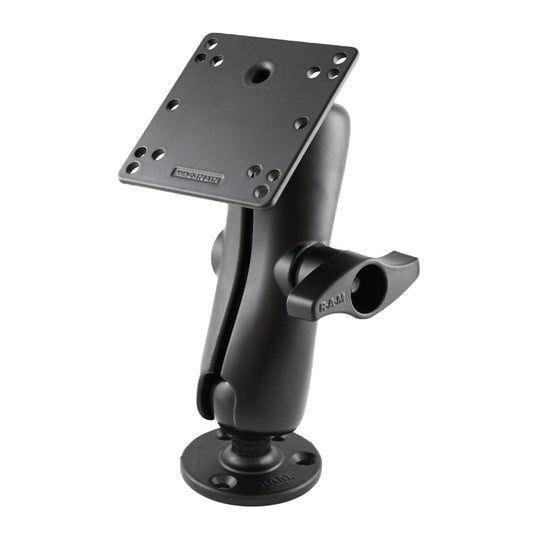 RAM Mounts D-size double ball mount with 100 × 100 mm VESA plate – product photo