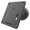 RAM Mounts 75 × 75 mm VESA Plate with Ball and Steel-Reinforced Post, D-Size (RAM-D-2461U-IN1)