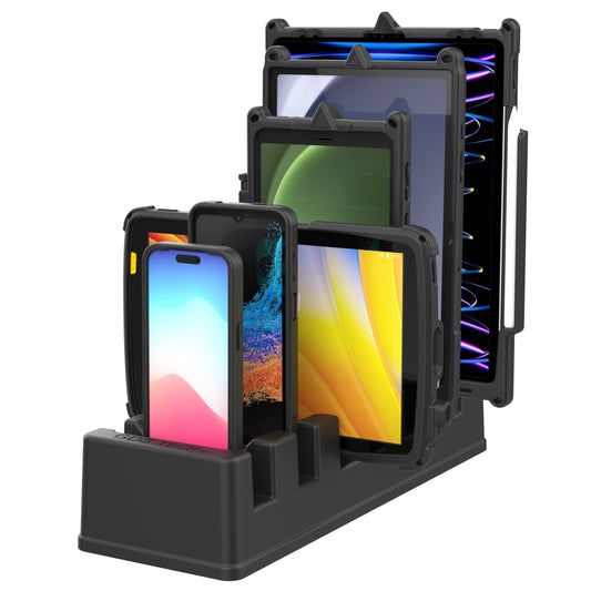RAM Mounts GDS 6-port powered charging dock for tablets in IntelliSkin – main product photo