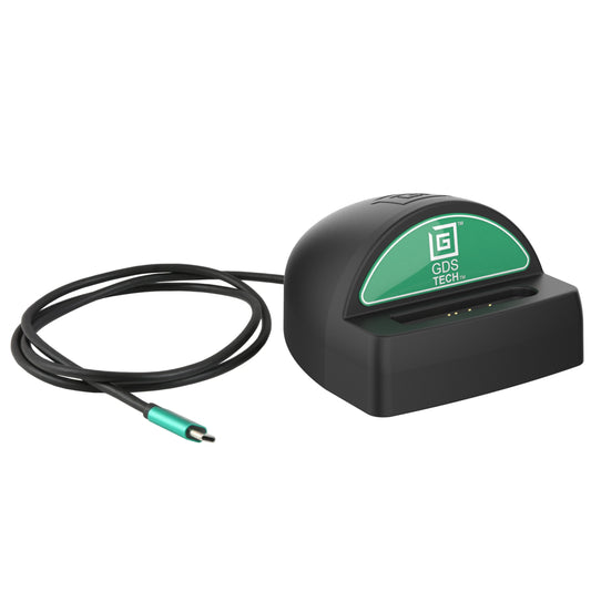 RAM Mounts GDS desktop dock with USB-C Power Delivery for large tablets in IntelliSkin – product photo