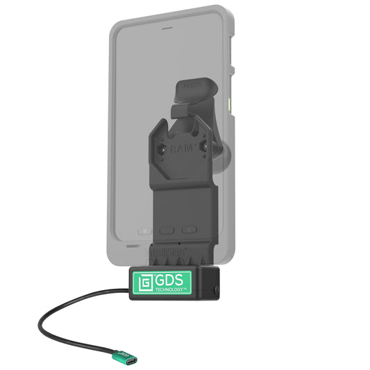 RAM Mounts GDS Uni-Conn tablet dock with release lever – alternative view
