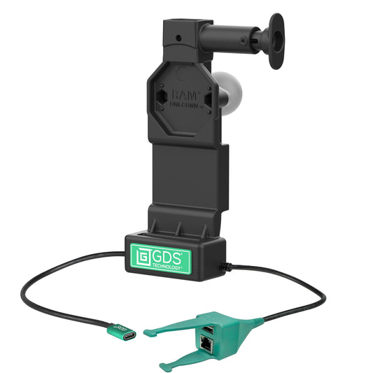 RAM Mounts GDS Uni-Conn tablet dock + USB-A & RJ45 with release button – product photo