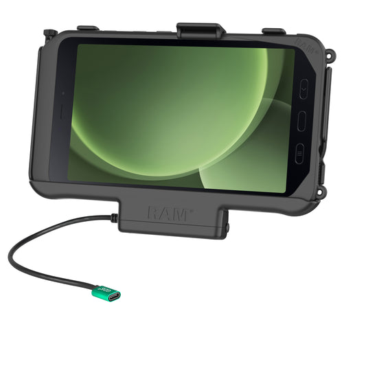 RAM Mounts EZ-Roll'r USB-C Powered Dock for Samsung Tab Active5 and 3 – product photo