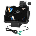 RAM Mounts Locking Tough-Dock Power + Data for Zebra ET4x/ET401 8" with Rugged Frame (RAM-HOL-ZE20PDKLU)