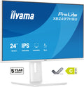 iiyama ProLite XB2497HSU-W1 24" Monitor, IPS, FHD 120 Hz, Height-Adjustable, White (XB2497HSU-W1)