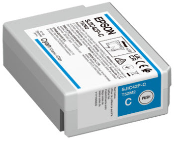Epson SJIC42P-C cyan ink cartridge C13T52M240 for ColorWorks C4000
