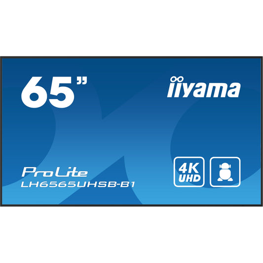 iiyama ProLite LH6565UHSB-B1 65" 4K Digital Signage Display – official product photo 2 (LH6565UHSB-B1)