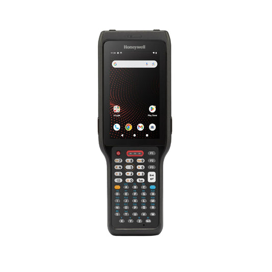 Honeywell CK62 rugged Android mobile computer, 47-key alphanumeric keypad, standard range 2D imager, 5G + Wi-Fi (CK62-X10-57S1ACG) – front view