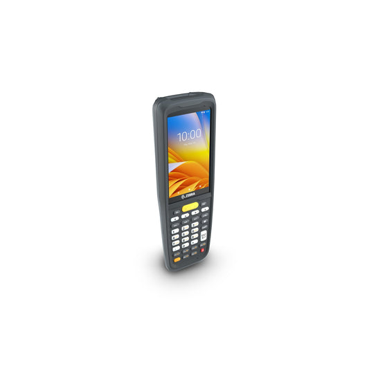Zebra MC2200 rugged keypad mobile computer, 34-key function numeric keypad (KT-MC220K-2B3S3RW) – angled front view