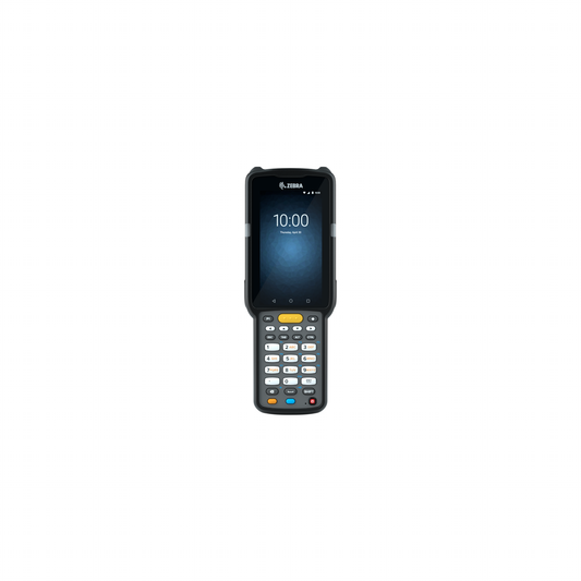 Zebra MC3300x rugged keypad mobile computer, straight shooter, 29-key numeric keypad (MC330L-SA2EG4RW) – front view close-up