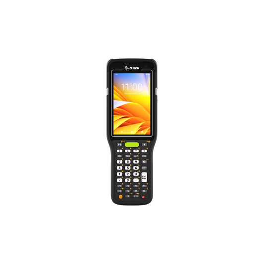 Zebra MC3450 rugged 5G keypad mobile computer, pistol grip, 38-key function numeric keypad (MC345B-3G1R63SS-A6) – front view