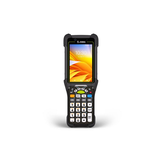 Zebra MC9450 rugged 5G keypad mobile computer, pistol grip, 29-key numeric calculator layout keypad (MC945B-3G1R6ASS-A6) – front view