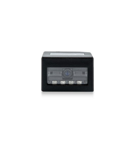 Newland FM100 fixed-mount 1D CCD scanner with 2 m USB extension cable (NLS-FM100GD-U) – front view of the scan window