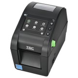 TSC DH220T 2-inch desktop direct thermal label printer, 203 dpi, touch display, black (DH220-A001-0002) – front view