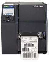 Printronix Auto ID T8304 industrial label printer, 4-inch, tear-off, 300 dpi, thermal transfer (T83X4-2120-0) – front view
