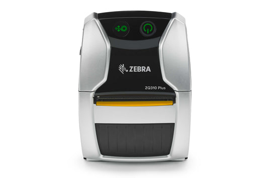 Zebra ZQ310 Plus mobile receipt printer, indoor model, Bluetooth (ZQ31-A0E03RE-00) – front view