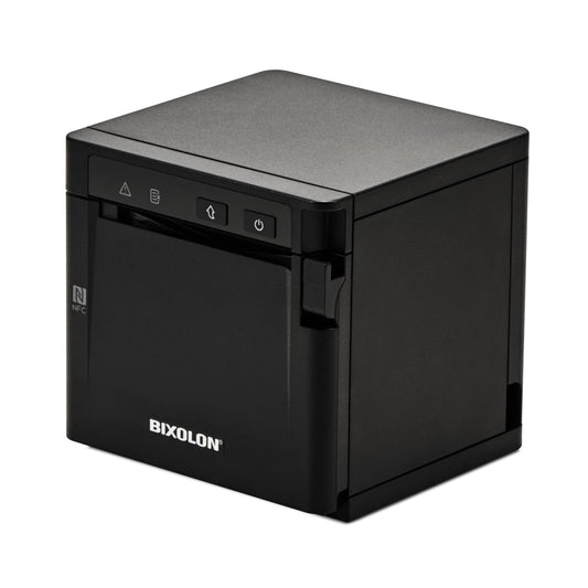 Bixolon SRP-Q300 thermal POS receipt printer, black (SRP-Q300K/BEG) – 3/4 view