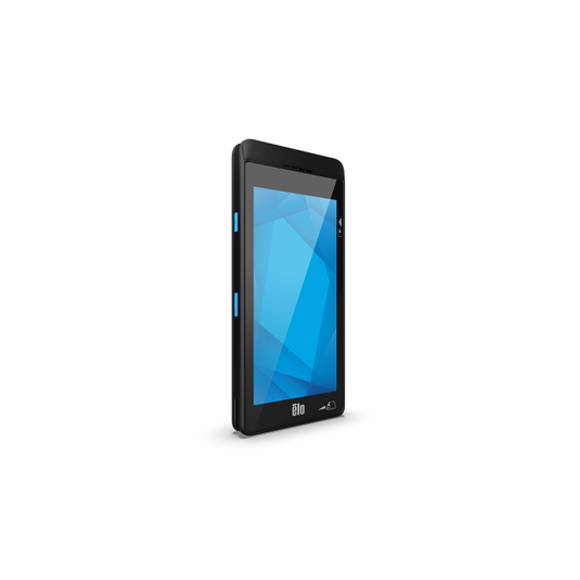 Elo M60 Pay Android mobile POS computer with integrated payment, Wi-Fi, no scanner (E863128) – angled view
