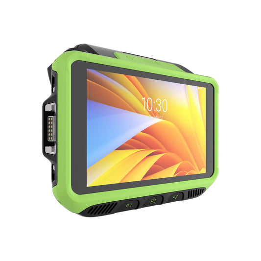 Zebra WT6400 wearable wrist computer, touch-only display (no keypad) (WT0-WT64B-T6DCE2A6) – angled view