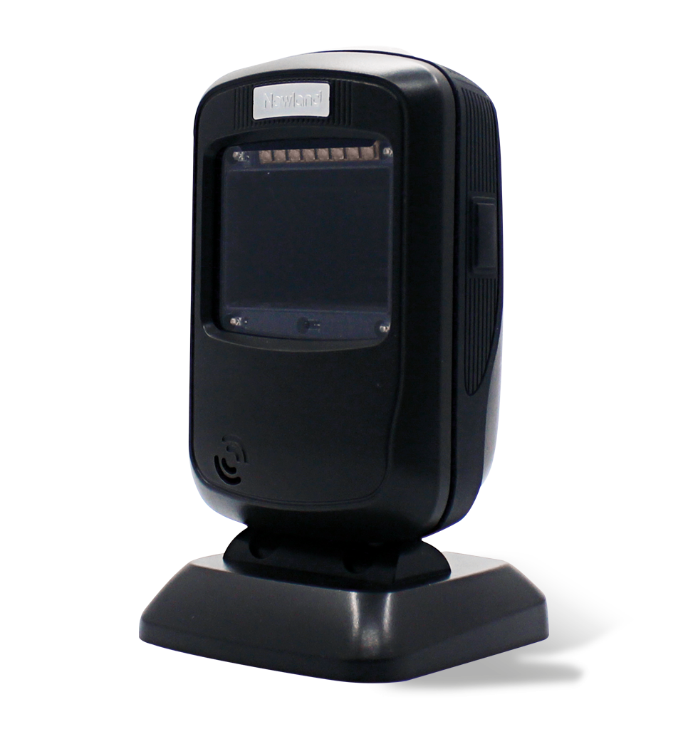 Newland FR40 Koi presentation scanner (NLS-FR4080-27) – front 3/4 view