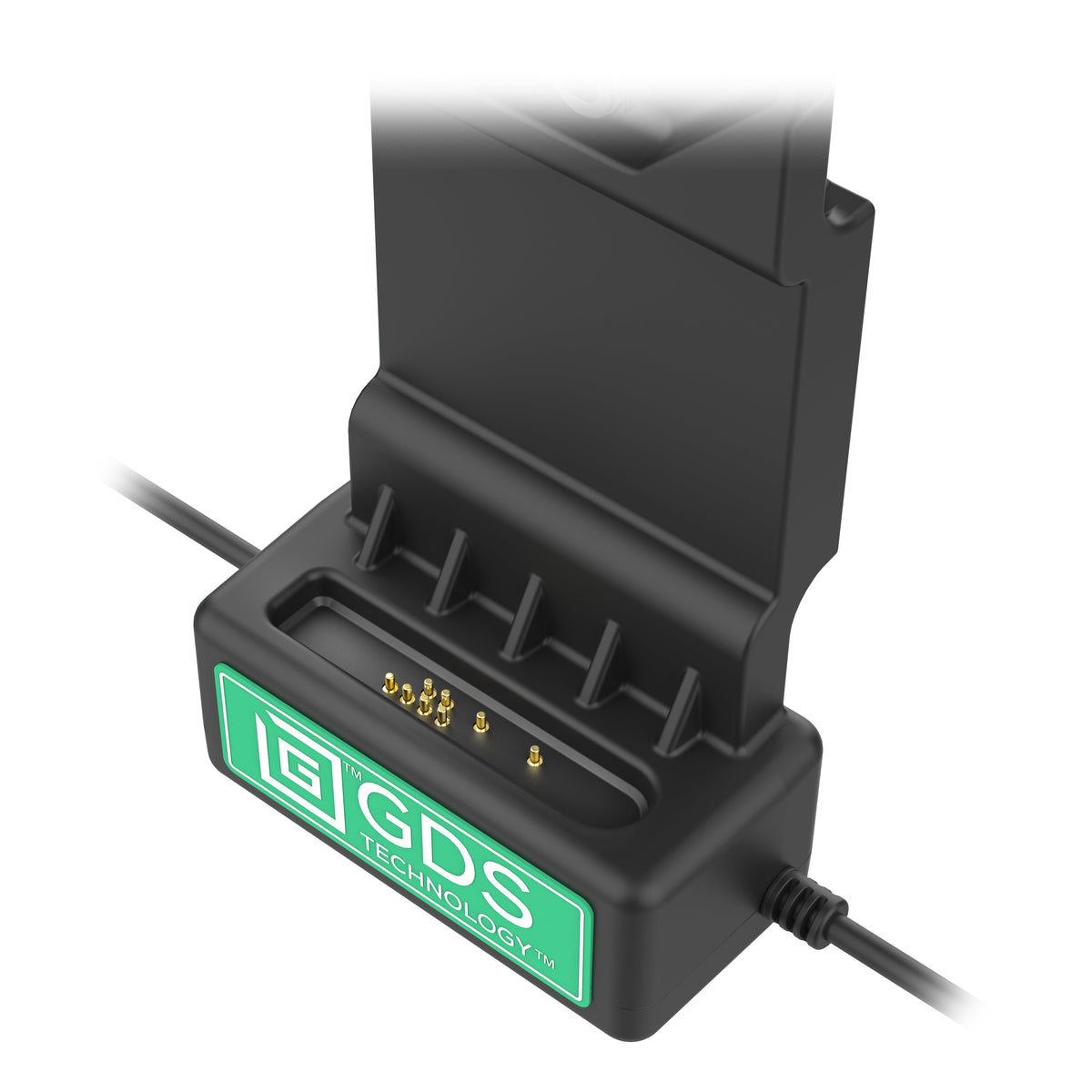 RAM Mounts GDS Uni-Conn right-locking tablet dock + dual USB-A with release lever – additional product photo
