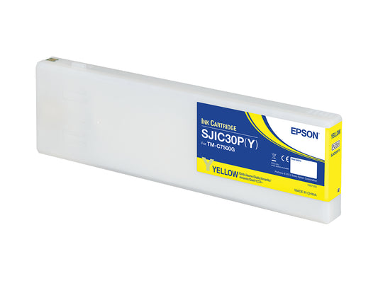 Epson SJIC30P(Y) yellow ink cartridge C33S020642 for ColorWorks C7500G