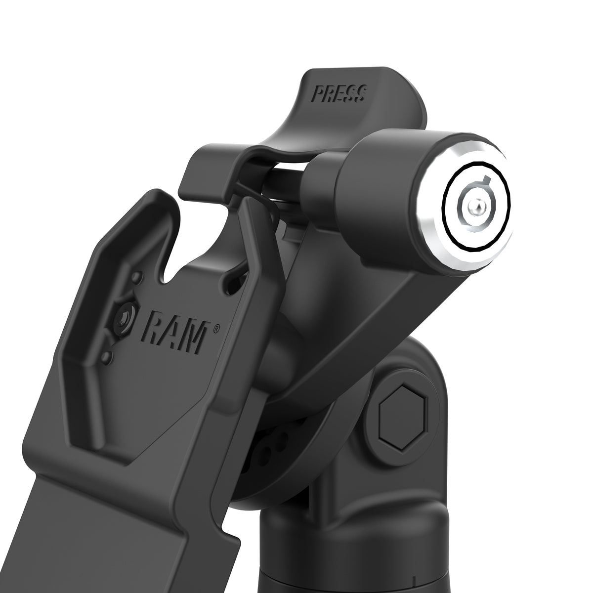 RAM Mounts GDS key-locking tilt and swivel dock with PoE for IntelliSkin tablets with Uni-Conn adapter – further product photo