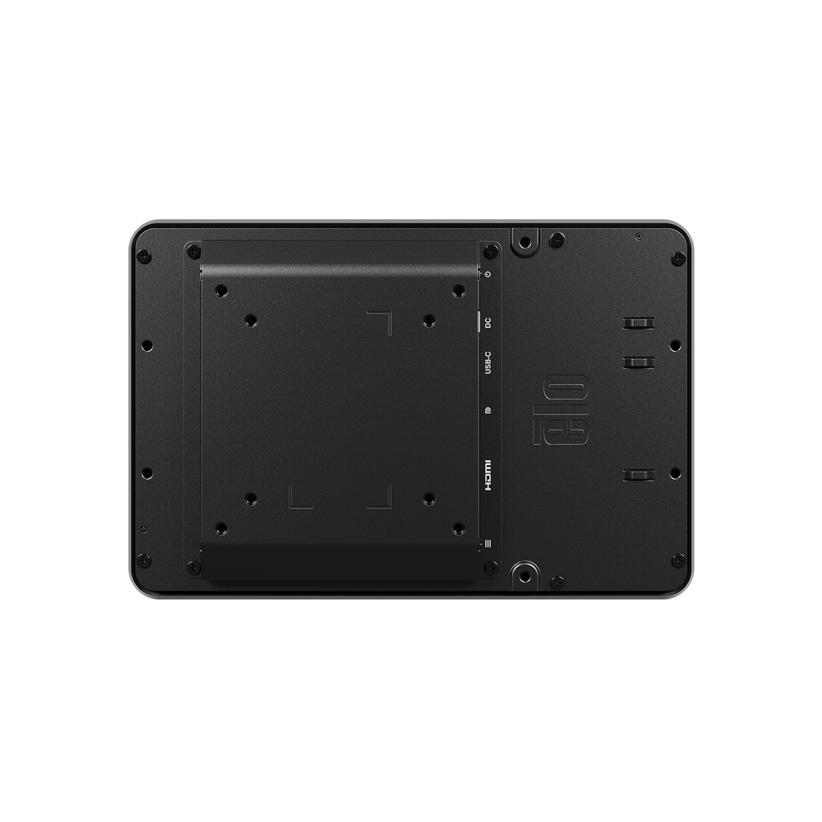 Elo 1064L 10.1" open-frame touch monitor – side/rear view