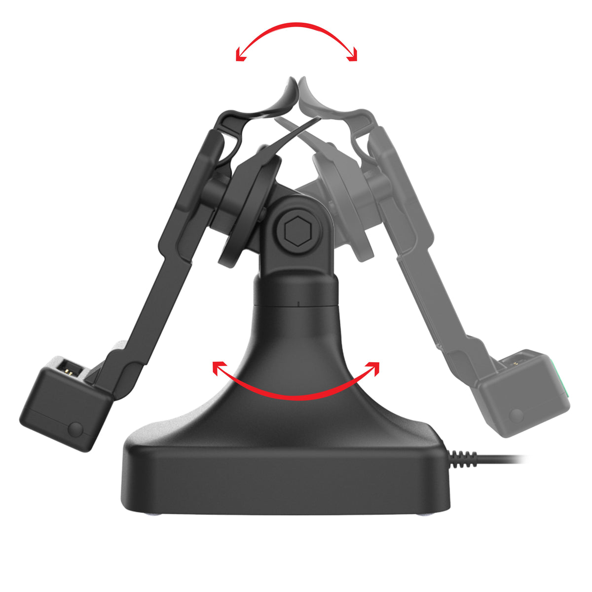 RAM Mounts GDS tilt and swivel dock with USB-C for IntelliSkin tablets with Uni-Conn adapter – detail photo