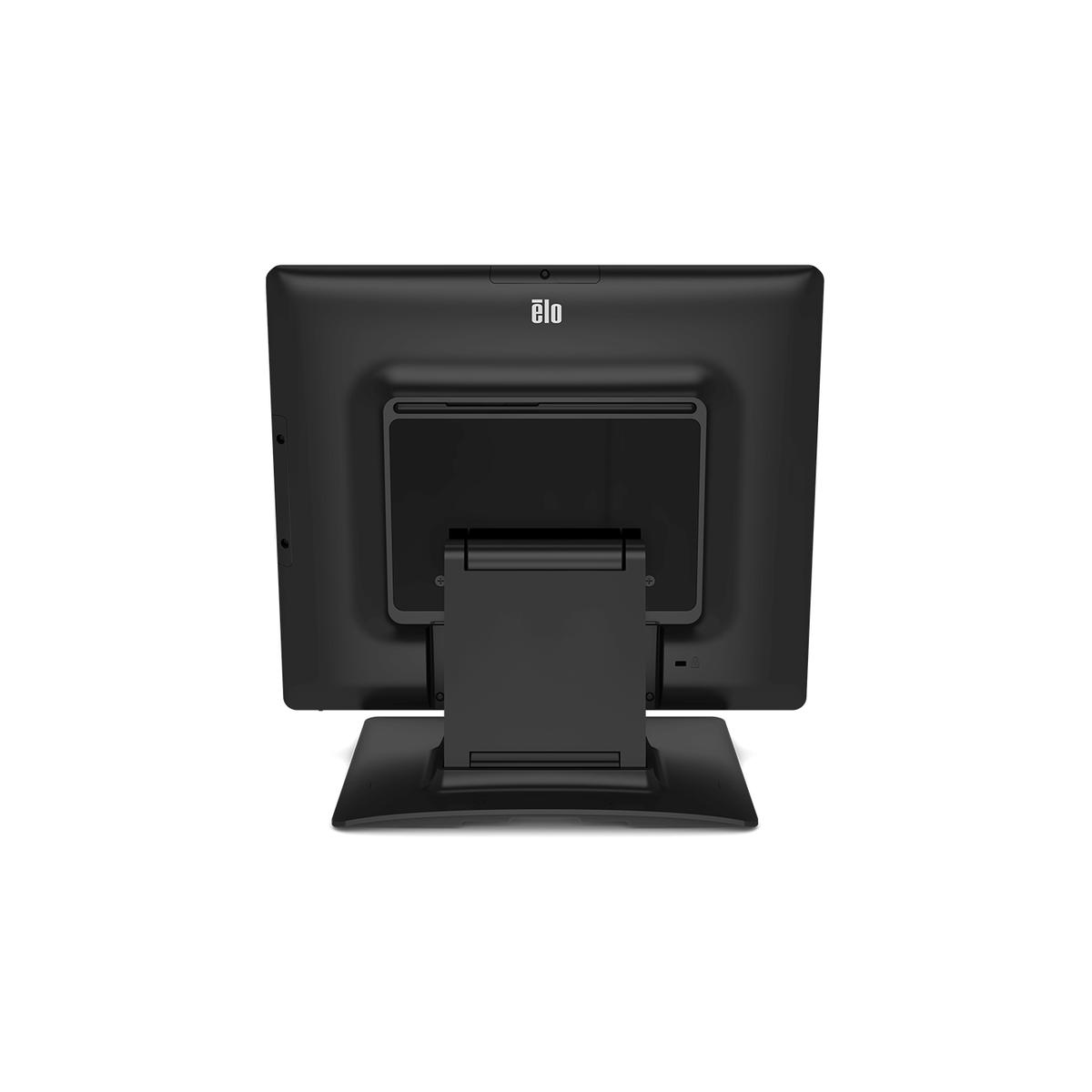 Elo 1723L 17" black touch monitor, rear view with stand (E683457)