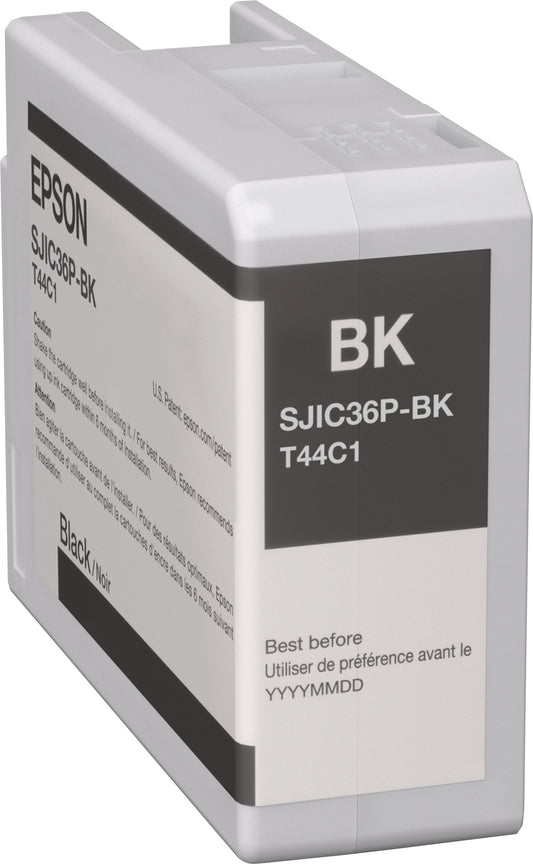Epson SJIC36P(K) black ink cartridge C13T44C140 for ColorWorks C6000/C6500