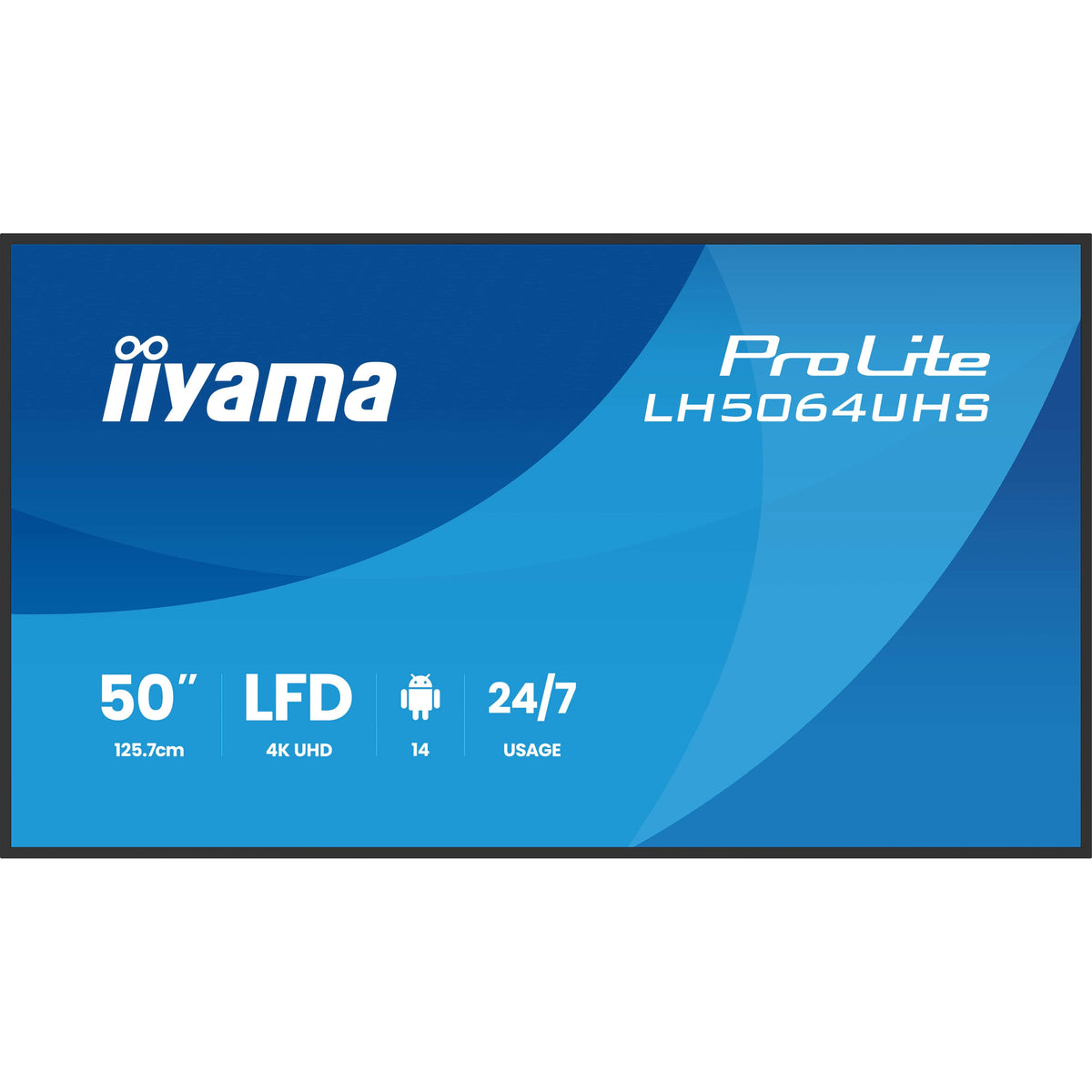 iiyama ProLite LH5064UHS-B1AG 50" 4K Digital Signage Display – official product photo 2 (LH5064UHS-B1AG)