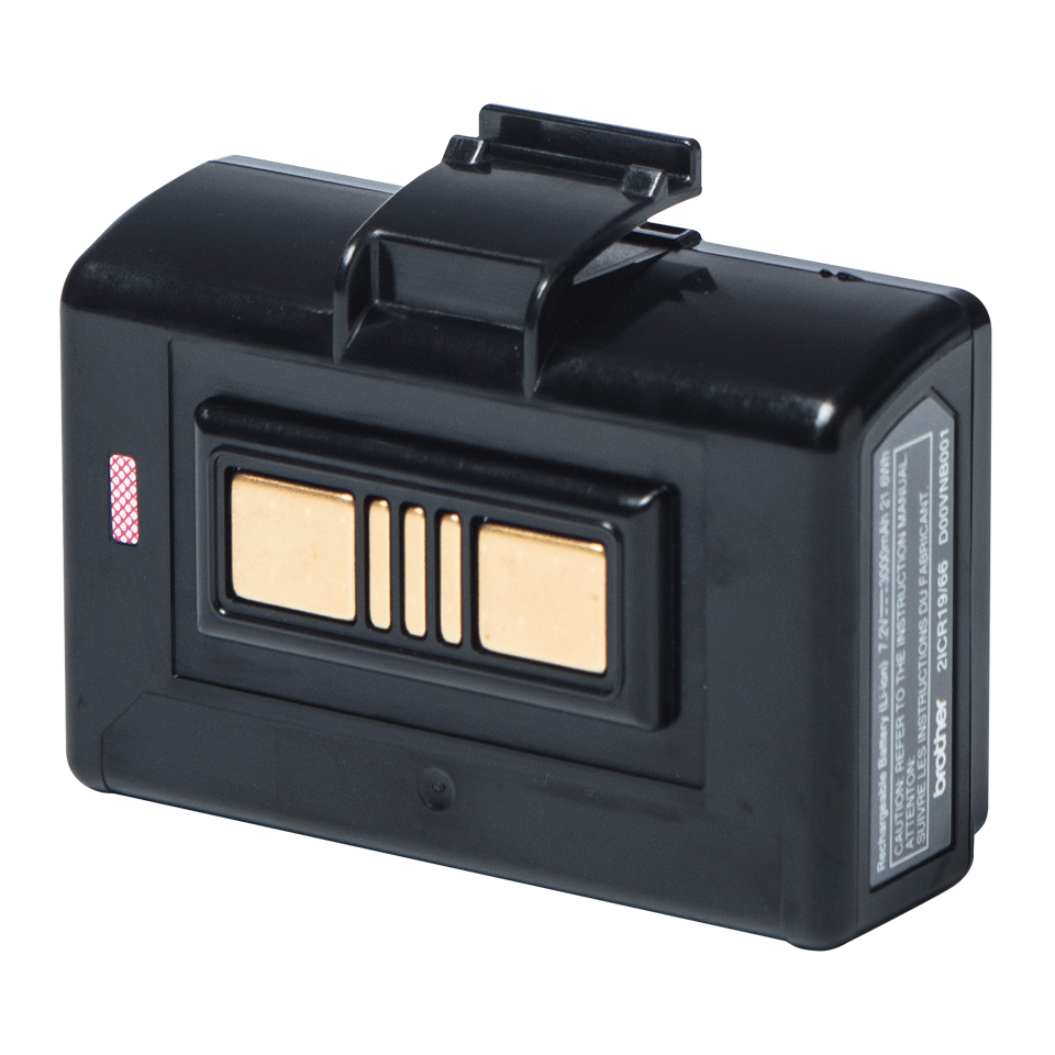 Brother PA-BT-006 Li-ion smart battery – left view