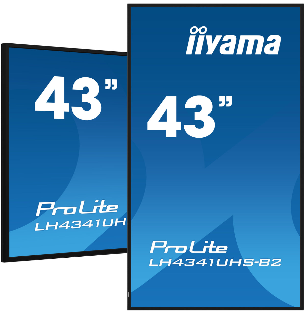 iiyama ProLite LH4341UHS-B2 43" 4K Digital Signage Display – official product photo 1 (LH4341UHS-B2)