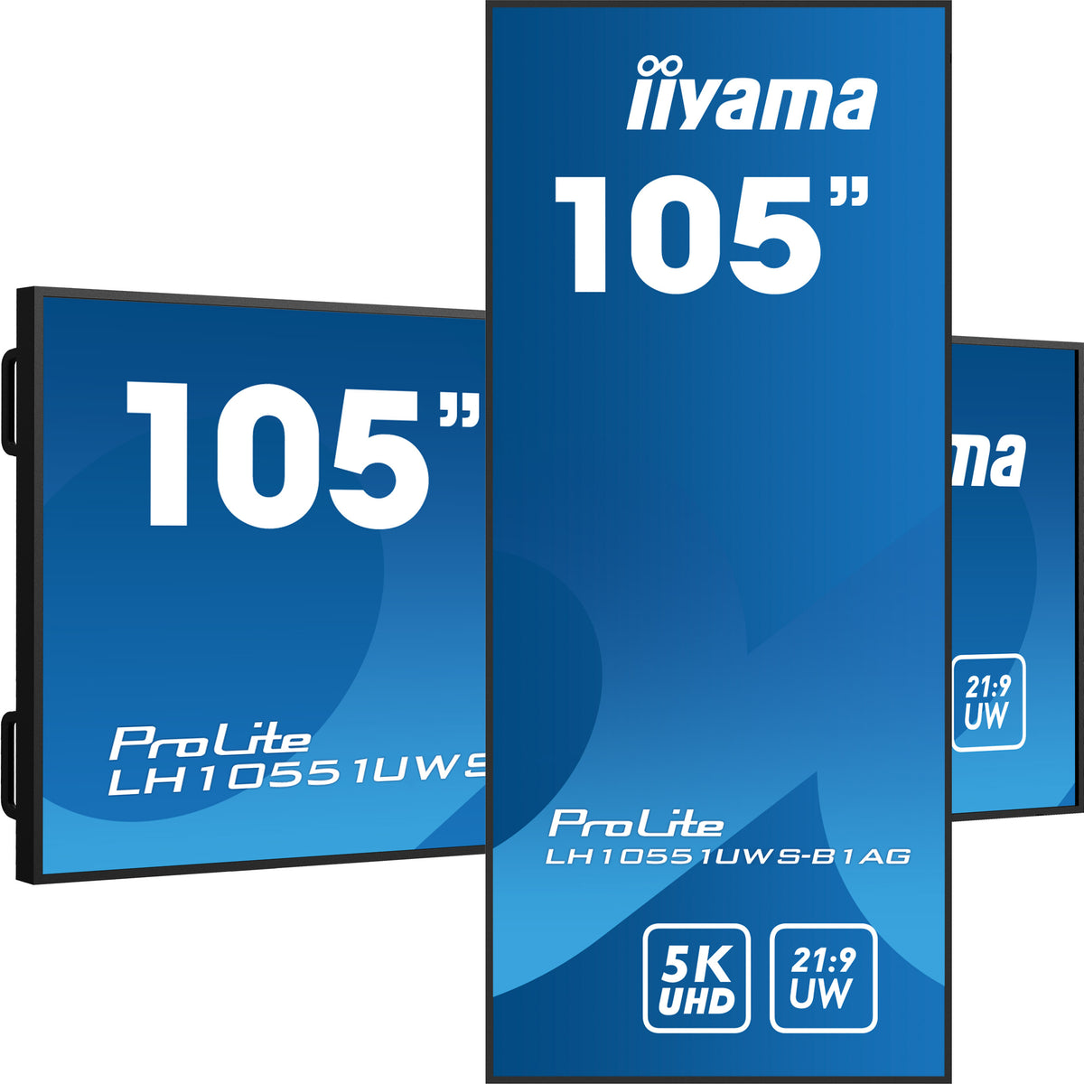 iiyama ProLite LH10551UWS-B1AG 105" 5K 21:9 Digital Signage Display – official product photo 1 (LH10551UWS-B1AG)