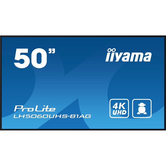 iiyama ProLite LH5060UHS-B1AG 50" 4K Digital Signage Display – official product photo 2 (LH5060UHS-B1AG)