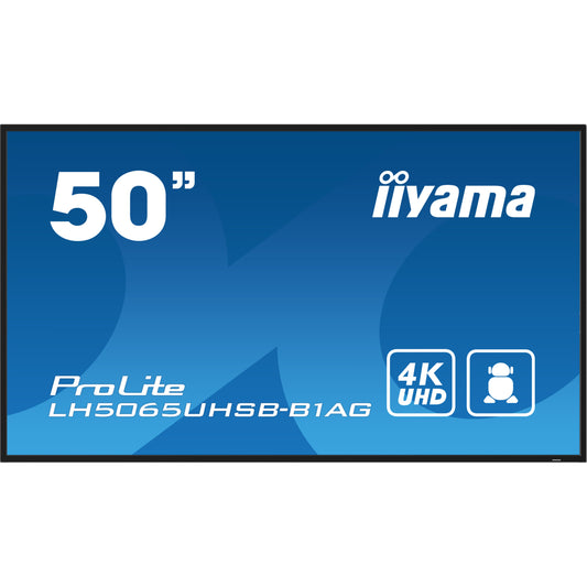 iiyama ProLite LH5065UHSB-B1AG 50" 4K Digital Signage Display – official product photo 2 (LH5065UHSB-B1AG)