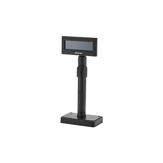 BIXOLON BCD-2000 dark grey pole-mounted 2x20 LCD customer display