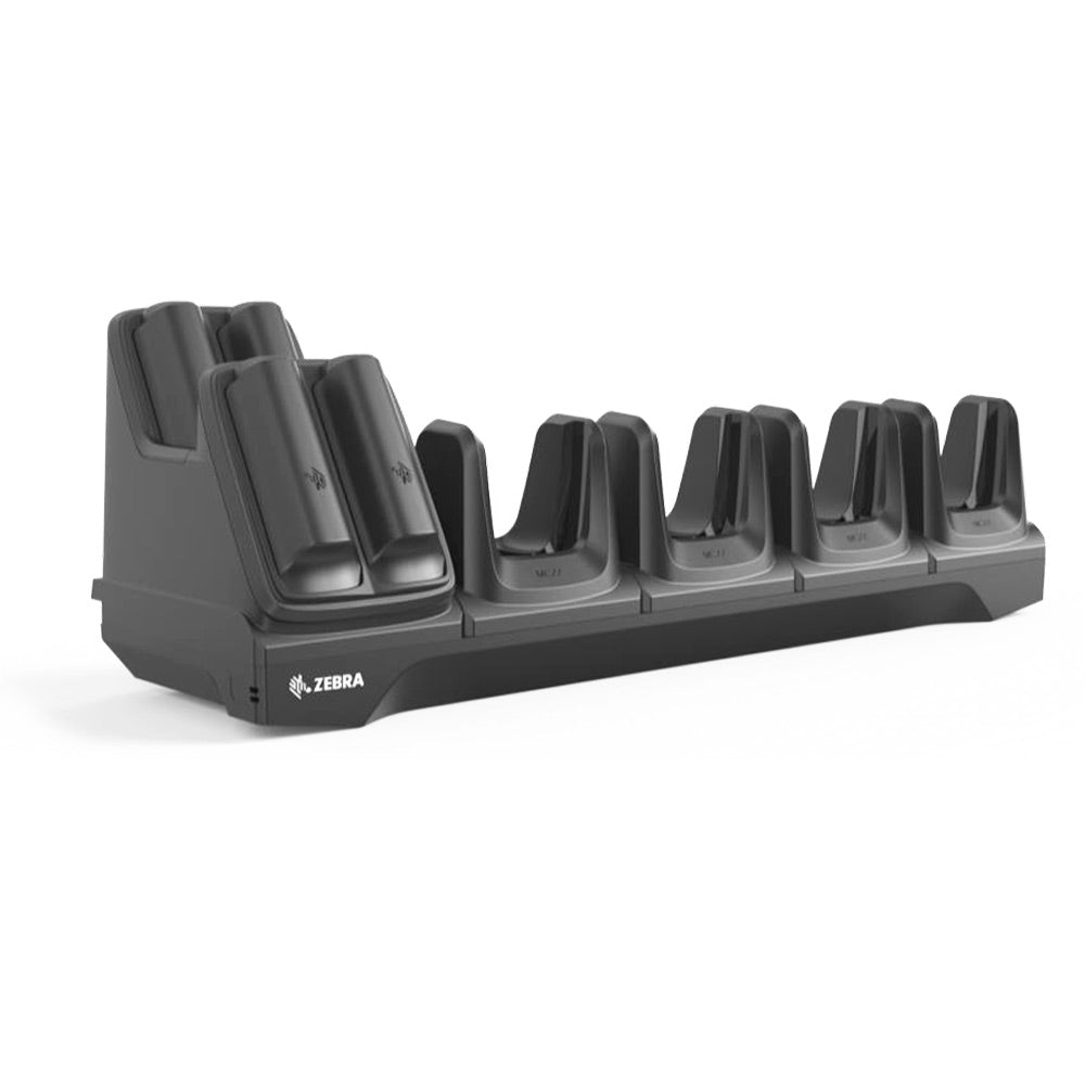 Zebra CRD-MC2X-4SC4BC-01 4-slot charging cradle with 4-slot battery charger for MC2200 MC2700